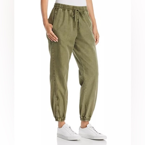 Zadig & Voltaire Parole Military Olive Green Jogger Pants Size Small - Picture 1 of 15
